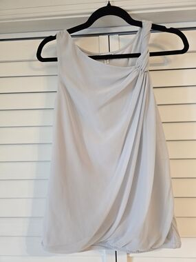 Express Asymmetrical Silver Bubble Tank